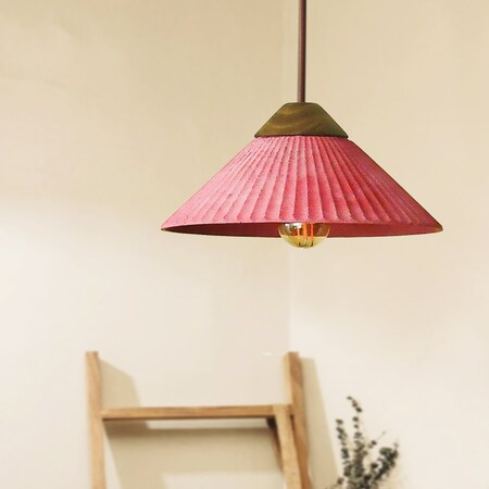 Euri Lighting Artisan Concrete Collection Summit Mountain Pendant Fixture, Dark Grey EIN-HL3DG-1100
